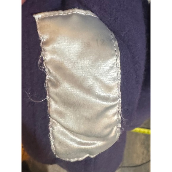 Bogner wool Jacket‎ Coat Collared Button Up Purple vintage - Picture 11 of 14